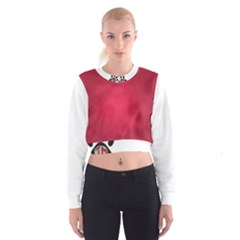 Amaranth Turbulance Cameurut Cropped Sweatshirt