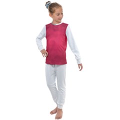 Amaranth Turbulance Cameurut Kids  Long Sleeve Set 