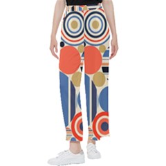 Geometric Abstract Pattern Colorful Flat Circles Decoration Women s Pants  by Bangk1t