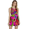 Seamless Doodle Sleeveless High Waist Mini Dress View1