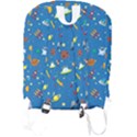 Space Rocket Solar System Pattern Full Print Backpack View2