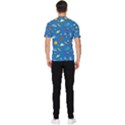 Space Rocket Solar System Pattern Men s Short Sleeve Rash Guard View2