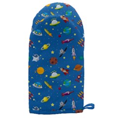 Space Rocket Solar System Pattern Microwave Oven Glove by Bangk1t