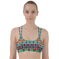 Bricks Abstract Seamless Pattern Line Them Up Sports Bra by Bangk1t