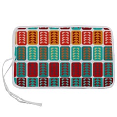 Bricks Abstract Seamless Pattern Pen Storage Case (m)