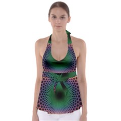 Abstract Patterns Babydoll Tankini Top by Bangk1t