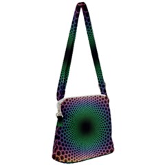 Abstract Patterns Zipper Messenger Bag by Bangk1t