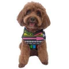 Pattern Geometric Abstract Colorful Arrow Line Circle Triangle Dog Sweater by Bangk1t