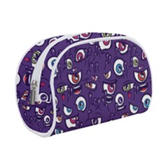 Eye Artwork Decor Eyes Pattern Purple Form Backgrounds Illustration Make Up Case (small)