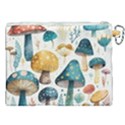 Mushroom Forest Fantasy Flower Nature Canvas Cosmetic Bag (XXL) View2