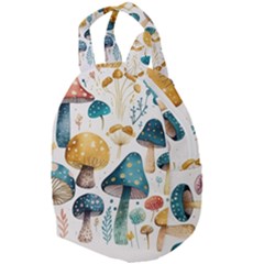 Mushroom Forest Fantasy Flower Nature Travel Backpack by Bangk1t