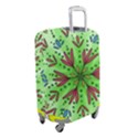 Flower Mandala Art Drawing Spring Background Luggage Cover (Small) View2