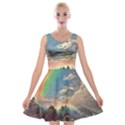 Abstract Art Psychedelic Arts Experimental Velvet Skater Dress View1