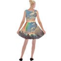 Abstract Art Psychedelic Arts Experimental Velvet Skater Dress View2