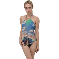 Abstract Art Psychedelic Arts Experimental Go With The Flow One Piece Swimsuit by Bangk1t