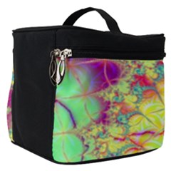 Fractal Spiral Abstract Background Vortex Yellow Make Up Travel Bag (small) by Bangk1t