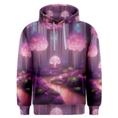 Trees Forest Landscape Nature Neon Men s Overhead Hoodie by Bangk1t