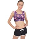 Trees Forest Landscape Nature Neon V-Back Sports Bra View1