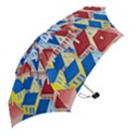 City Houses Cute Drawing Landscape Village Mini Folding Umbrellas View2