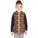 Autumn Fall Leaves Season Background Glitter Art Kids  Hooded Puffer Vest View1