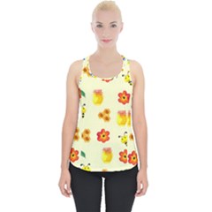 Seamless Background Honey Bee Wallpaper Texture Piece Up Tank Top by Bangk1t