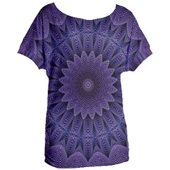 Shape Geometric Symmetrical Symmetry Wallpaper Women s Oversized Tee by Bangk1t