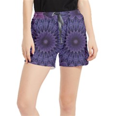 Shape Geometric Symmetrical Symmetry Wallpaper Women s Runner Shorts by Bangk1t