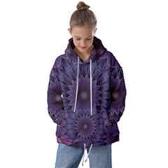 Shape Geometric Symmetrical Symmetry Wallpaper Kids  Oversized Hoodie