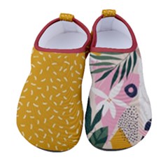 Floral Plants Jungle Polka 1 Women s Sock-style Water Shoes by flowerland