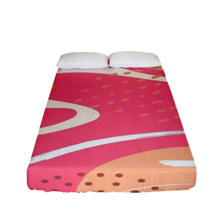 Vector Art At Vecteezy Aesthetic Abstract Fitted Sheet (Full/ Double Size)