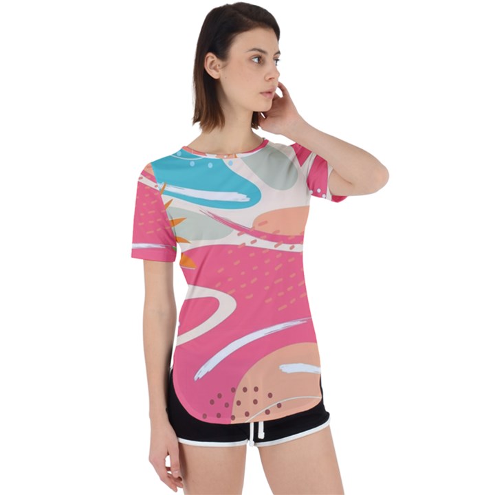 Vector Art At Vecteezy Aesthetic Abstract Perpetual Short Sleeve T-Shirt