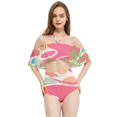 Vector Art At Vecteezy Aesthetic Abstract Halter Flowy Bikini Set  by Amaryn4rt