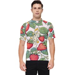 Strawberry Fruit Men s Short Sleeve Rash Guard by Amaryn4rt