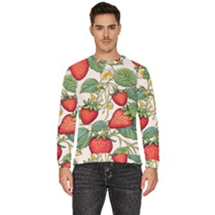 Strawberry Fruit Men s Fleece Sweatshirt