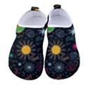 Seamless Pattern Space Women s Sock-Style Water Shoes View1