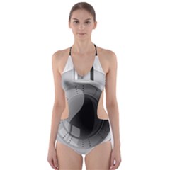 Washing Machines Home Electronic Cut-out One Piece Swimsuit by pakminggu