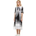 Washing Machines Home Electronic Bow Sleeve Chiffon Midi Dress View2