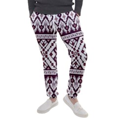 Illustration Ukrainian Folk Seamless Pattern Ornament Men s Jogger Sweatpants by pakminggu