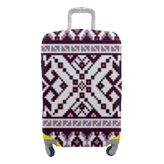 Illustration Ukrainian Folk Seamless Pattern Ornament Luggage Cover (small) by pakminggu