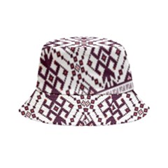 Illustration Ukrainian Folk Seamless Pattern Ornament Bucket Hat by pakminggu