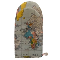 Vintage World Map Microwave Oven Glove by pakminggu