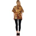 Bees Nature Animals Honeycomb Women s Batwing Button Up Shirt View4