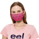 Watermelon Fruit Summer Red Fresh Food Healthy Crease Cloth Face Mask (Adult) View1