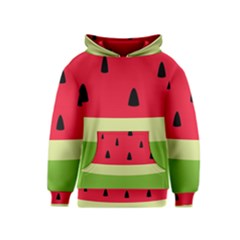 Watermelon Fruit Food Healthy Vitamins Nutrition Kids  Pullover Hoodie by pakminggu