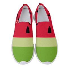 Watermelon Fruit Food Healthy Vitamins Nutrition Women s Slip On Sneakers by pakminggu