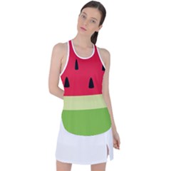 Watermelon Fruit Food Healthy Vitamins Nutrition Racer Back Mesh Tank Top by pakminggu