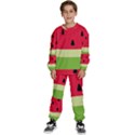 Watermelon Fruit Food Healthy Vitamins Nutrition Kids  Sweatshirt set View1