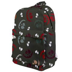 Art Halloween Pattern Creepy Design Digital Papers Classic Backpack by pakminggu