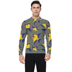 Background Pattern Texture Design Wallpaper Men s Long Sleeve Rash Guard