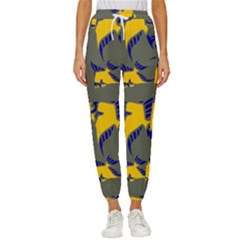 Background Pattern Texture Design Wallpaper Women s Cropped Drawstring Pants by pakminggu